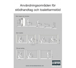 Grabba Vinklat stödhandtag 32mm vä STSH-791H
