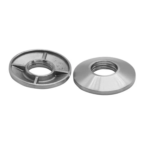 Rostfri kåpa till gängade rör ½” – Diameter 50mm
