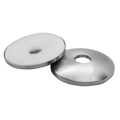 Rostfri kåpa till gängade rör ½” – Diameter 80mm